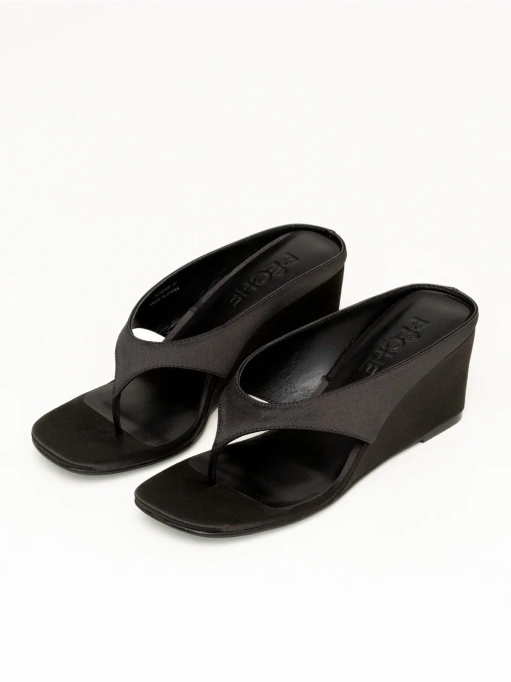 Shop Peche Izzy 37 - Satin Wedge - Picture 4 of 6